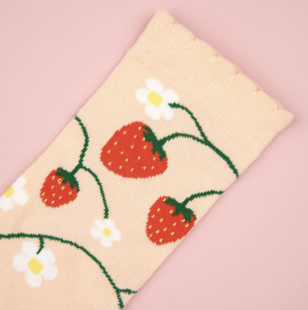 Κάλτσες Strawberry Plant Κόκκινο